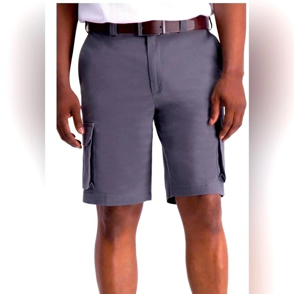 NWT-HAGGER Men's Gray Cargo Shorts 🩳